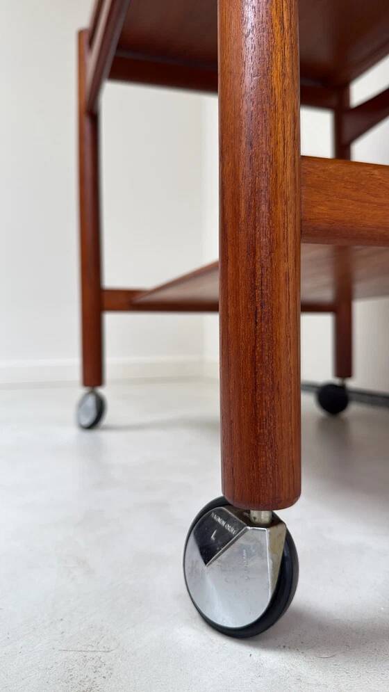 Vintage Danish trolley / serving cart designed by Hans J. Wegner