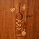 Scandinavian 1940s bar cabinet with inlays