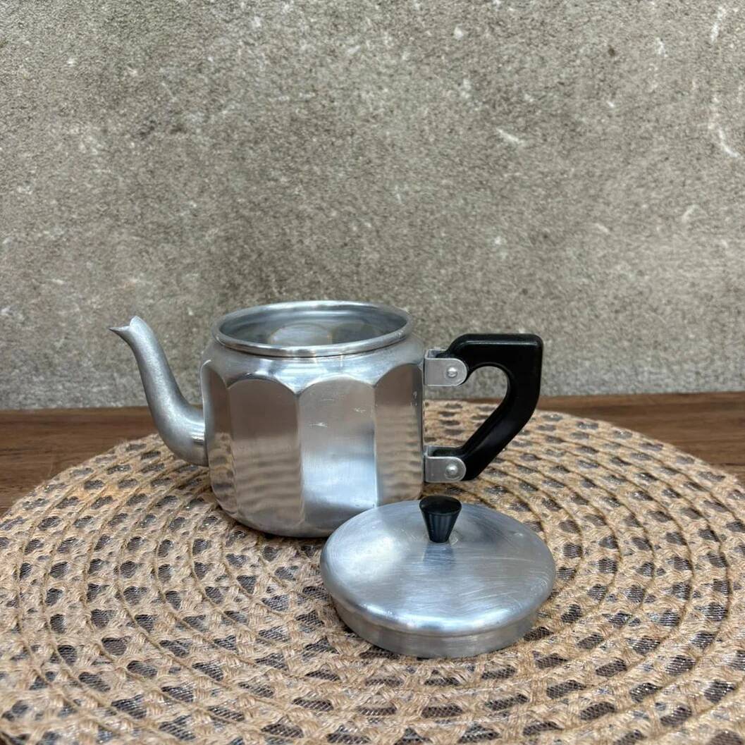 Old aluminium coffee pot