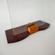 Art deco wood and glass photo holder 1930