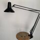 Vintage 1960s architect lamp Luxo L1 black mid-century design - 80 cm
