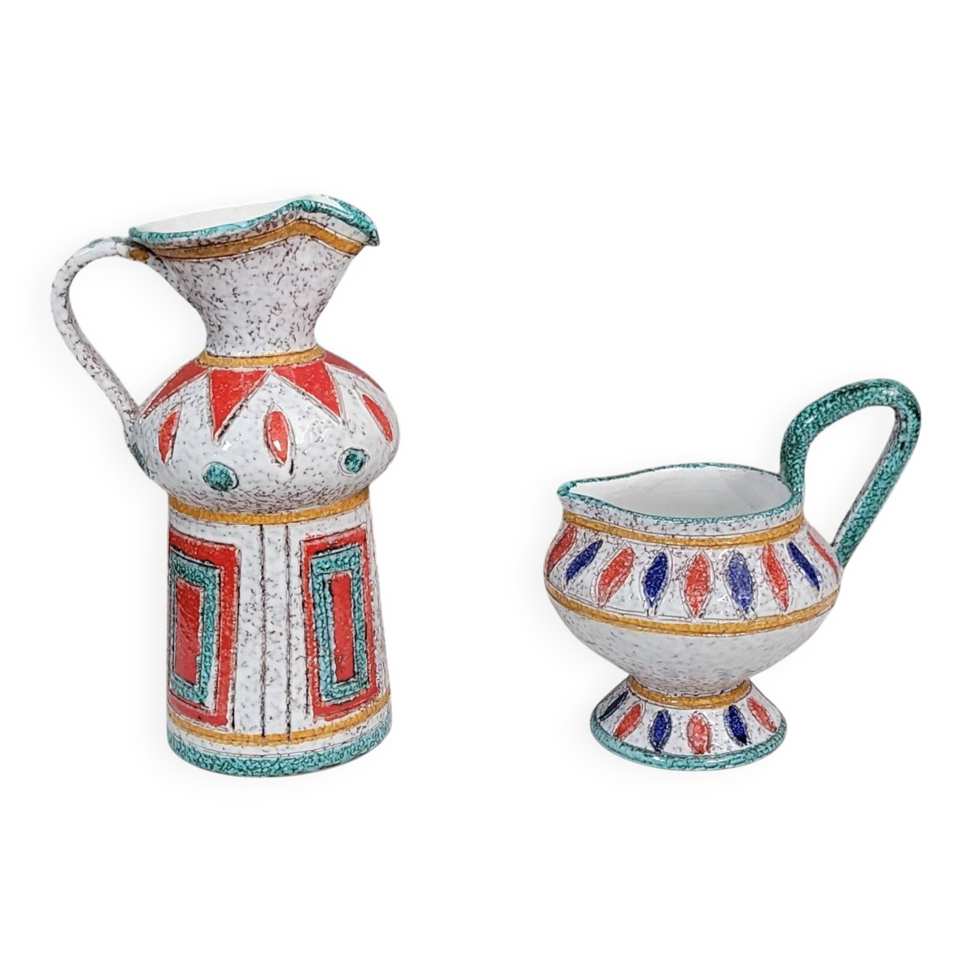 Two Italian ceramic pieces from the Art Deco period circa 1940