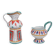 Two Italian ceramic pieces from the Art Deco period circa 1940