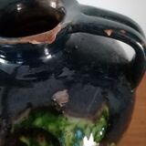 Terracotta vase, signed and numbered