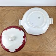 Soupière Digoin Sarreguemines en faïence – légumier vintage