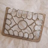 Metal wall-mounted soap holder