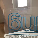 Illuminated vintage advertising sign