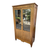 Small glass library Art Nouveau early 20th century