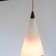 Mid-century Swedish wall lamp in teak by Uno and Östen Kristiansson for Luxus, 1960s