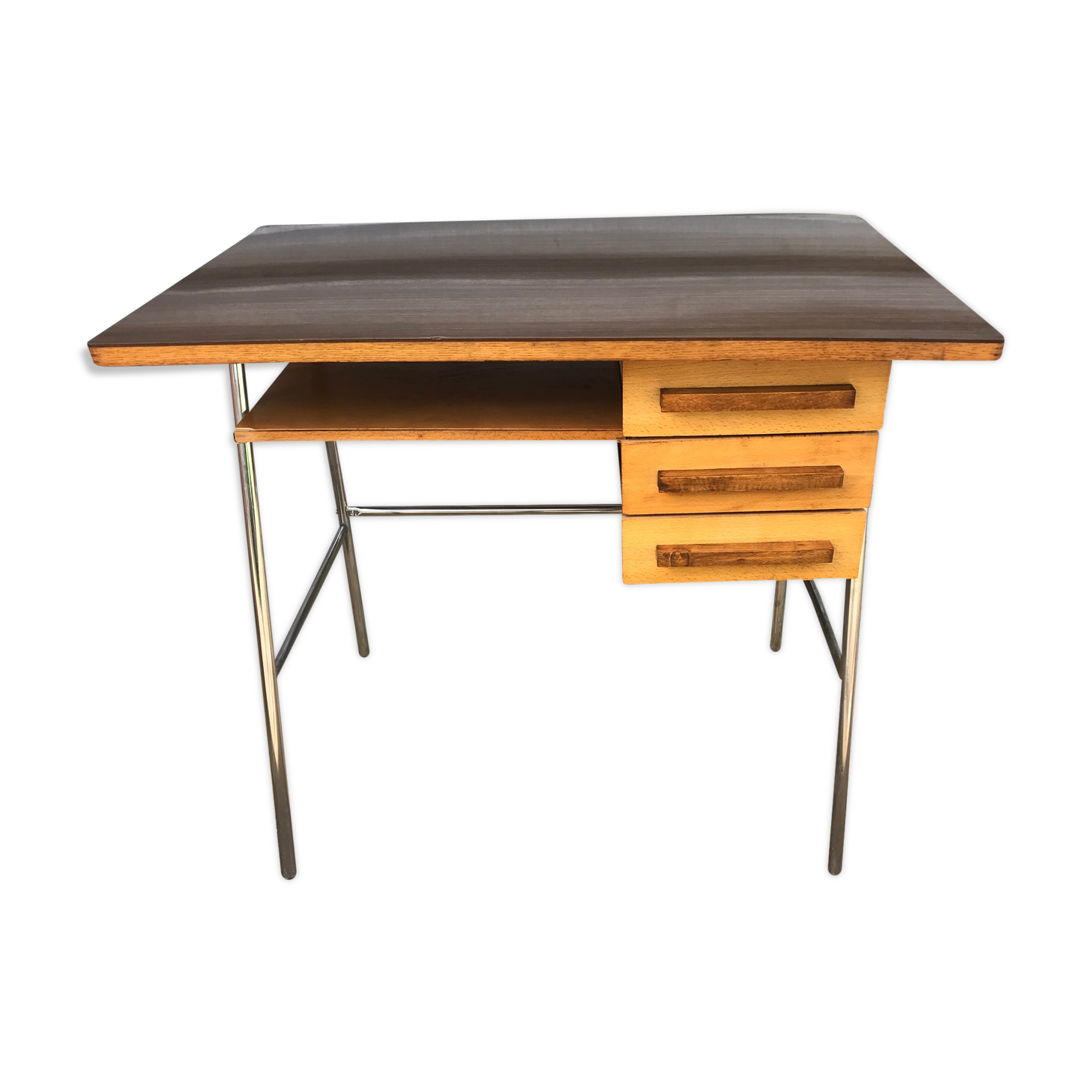 Formica and chrome desk