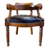 Louis Philippe style office armchair