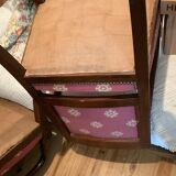 Pair of empire-style armchairs with dolphins