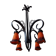 Art deco chandelier by nics frères et degué
