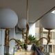 60'S vintage brass chandelier, Cherubin