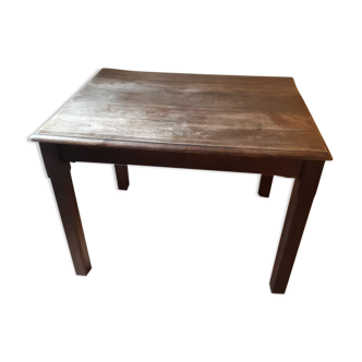 Campaign wooden table