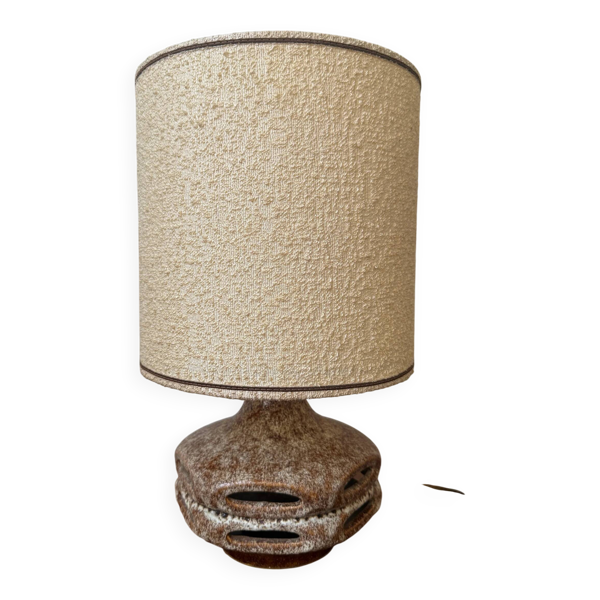 Lampe céramique Fat Lava - Mid century 1970