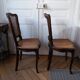 Paire de chaises de style louis xv