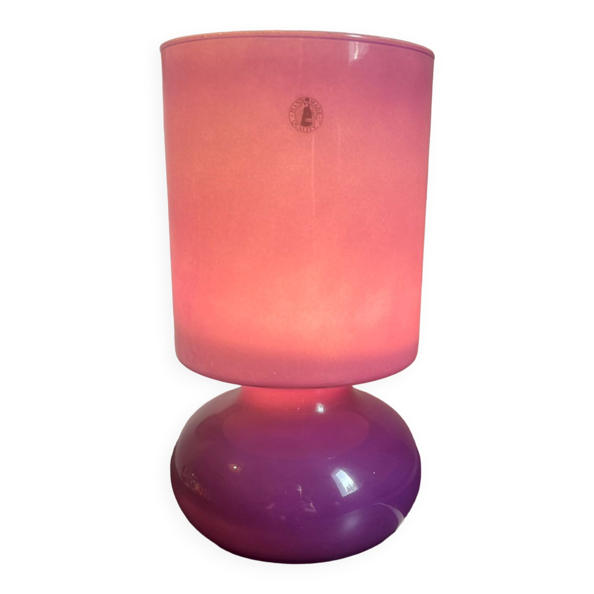 Lampe champignon ikea lykta violet vintage