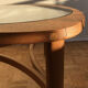 Table basse en teck et verre édition Nathan des années 1960