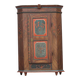 Wedding cabinet painted in folk art from rustic farm dated 1818