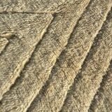 Moroccan Berber rug Beni Ouarain in beige wool