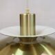 Rare golden pair of Danish design lamps  - great condition.