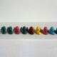 12 vintage Vallauris ceramic knife holders