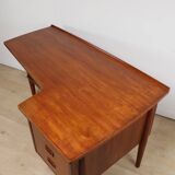 Scandinavian "Boomerang" teak desk - 1960s
