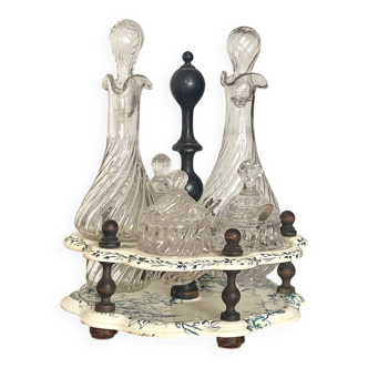 Service à condiments XIXème.