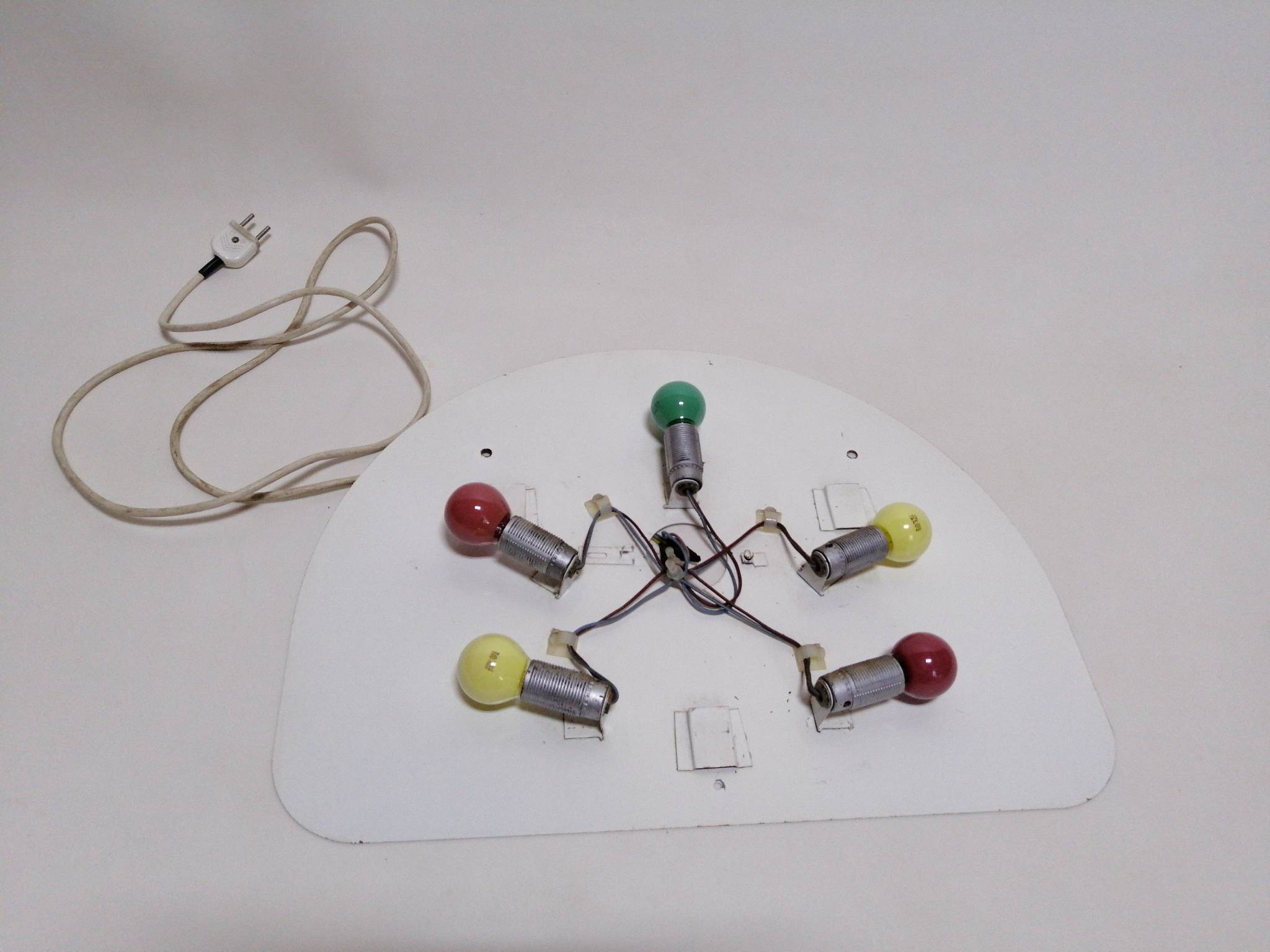 Paire de miroirs muraux lumineux, années 60/70