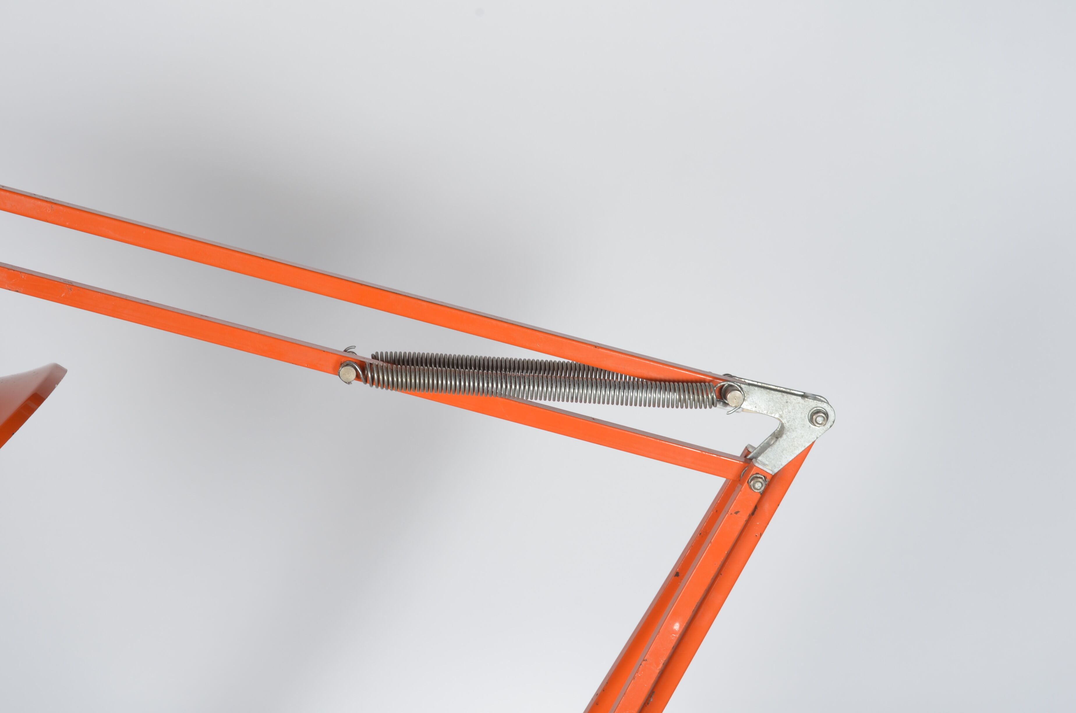 Orange architect lamp