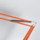 Lampe d'architecte orange