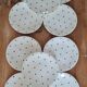 Set de 10 assiettes plates longchamps vintage