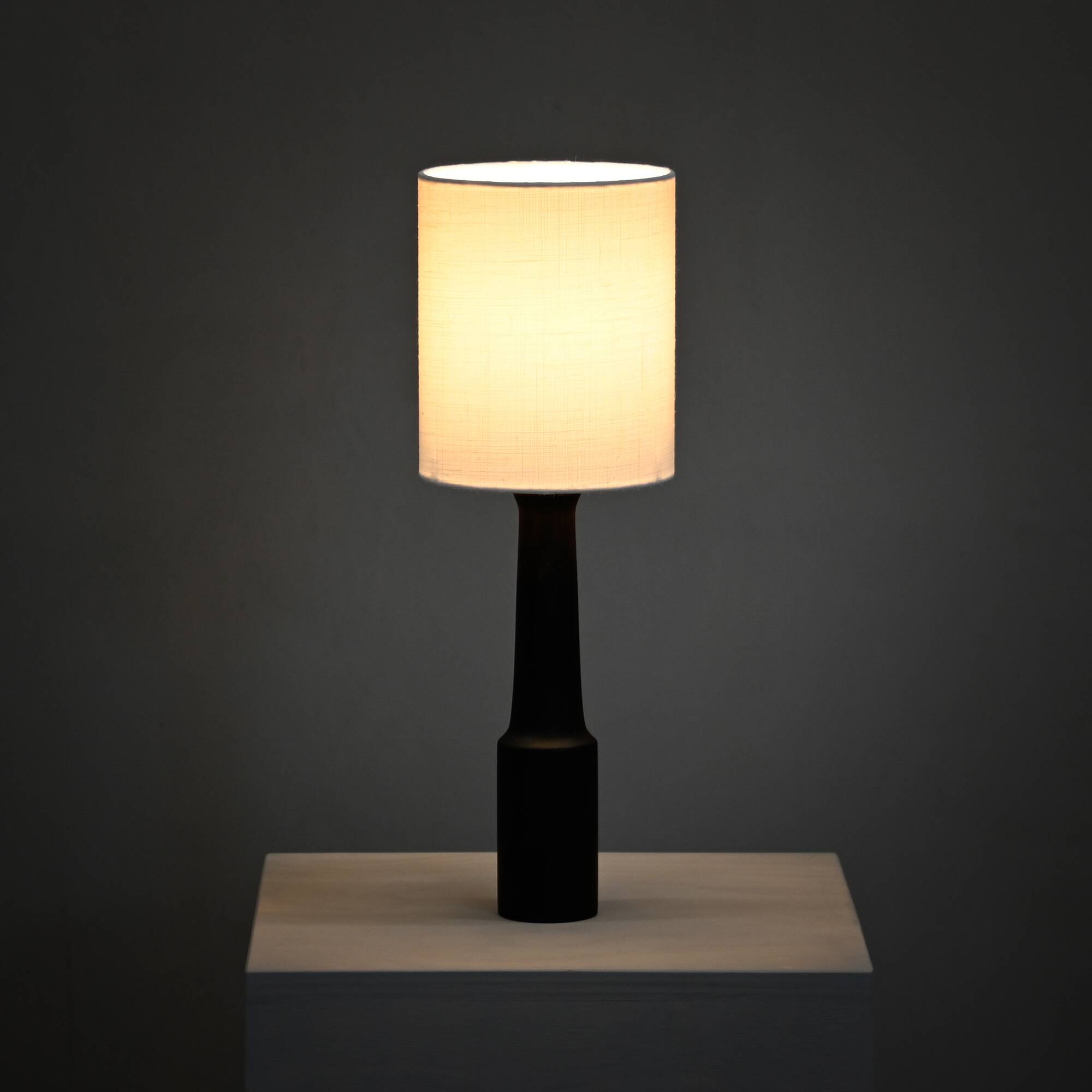 Scandinavian Rosewood Table Lamp, Denmark 1960s