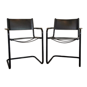 Paire de fauteuils cantilever bauhaus