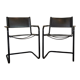 Pair of armchairs cantilever bauhaus 70s