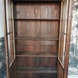 Library, wooden showcase