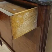 Buffet / cupboard with doors / accent piece in Louis XVI style made of mahogany.