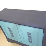 Small two-door wooden sideboard from the 1930s