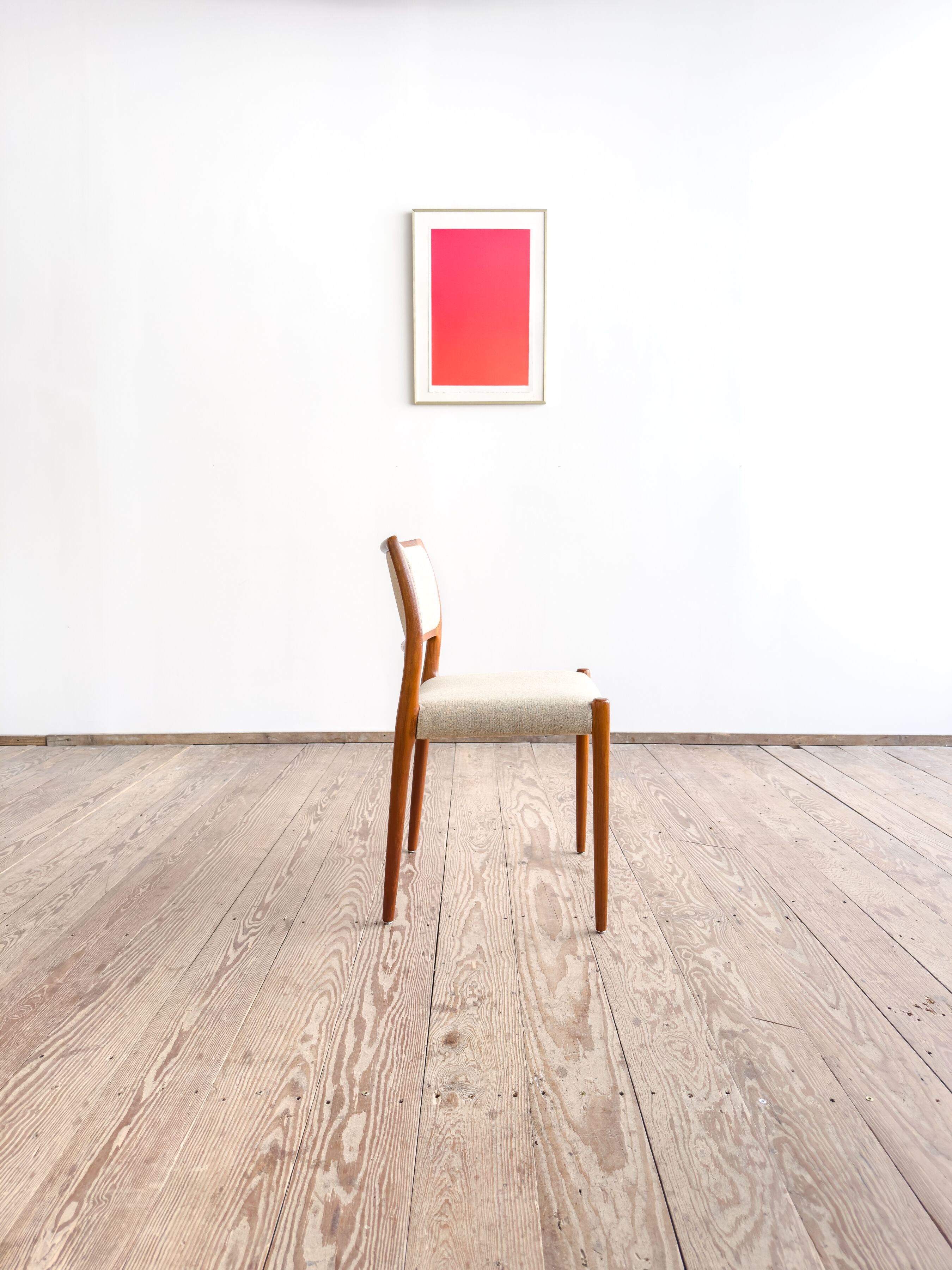 Chaise de salle à manger modèle 80 par Niels O. Møller en teck