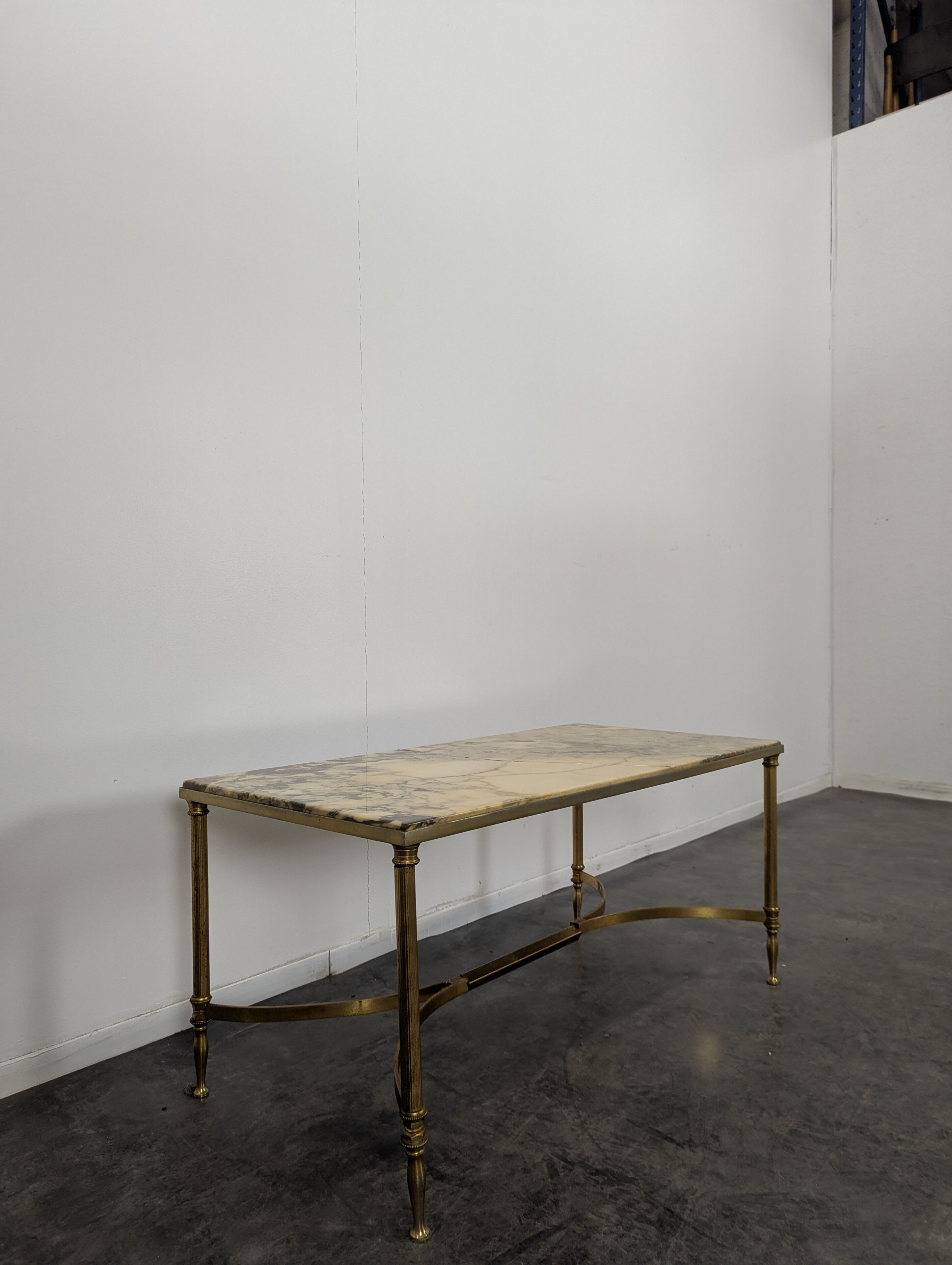 Marble top coffee table