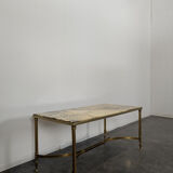 Marble top coffee table