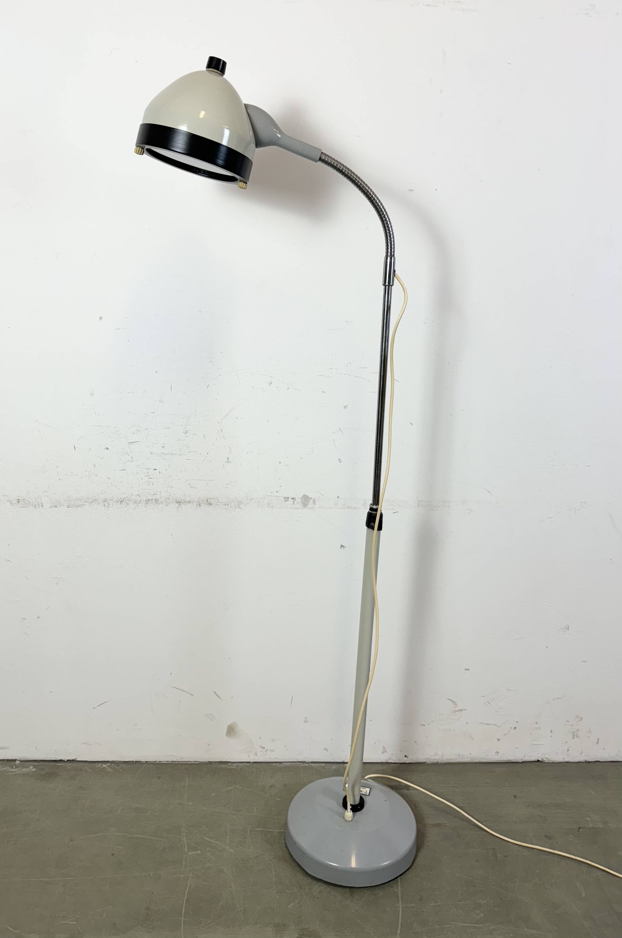 Vintage Medical Gooseneck Floor Lamp from Famed, 1970s