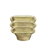 Terracotta pot cache patina bronze