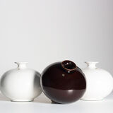Set of three ceramic vases Pino Spagnolo for Sicart 70s