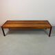 Rare Elegant Mid-Century Rosewood Coffee Table by Pesch. Germany, 1960s.
