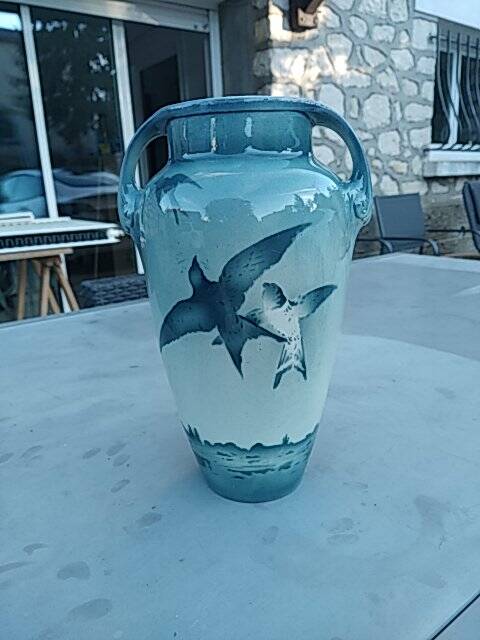 Vase type amphore K&G début 20e
