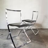 Marcello Cuneo, Model “Luisa”, 1970s Set of 2 Dining Chairs