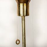 Swedish brass floor lamp, cast iron base, model G 019 by Bergboms 1960