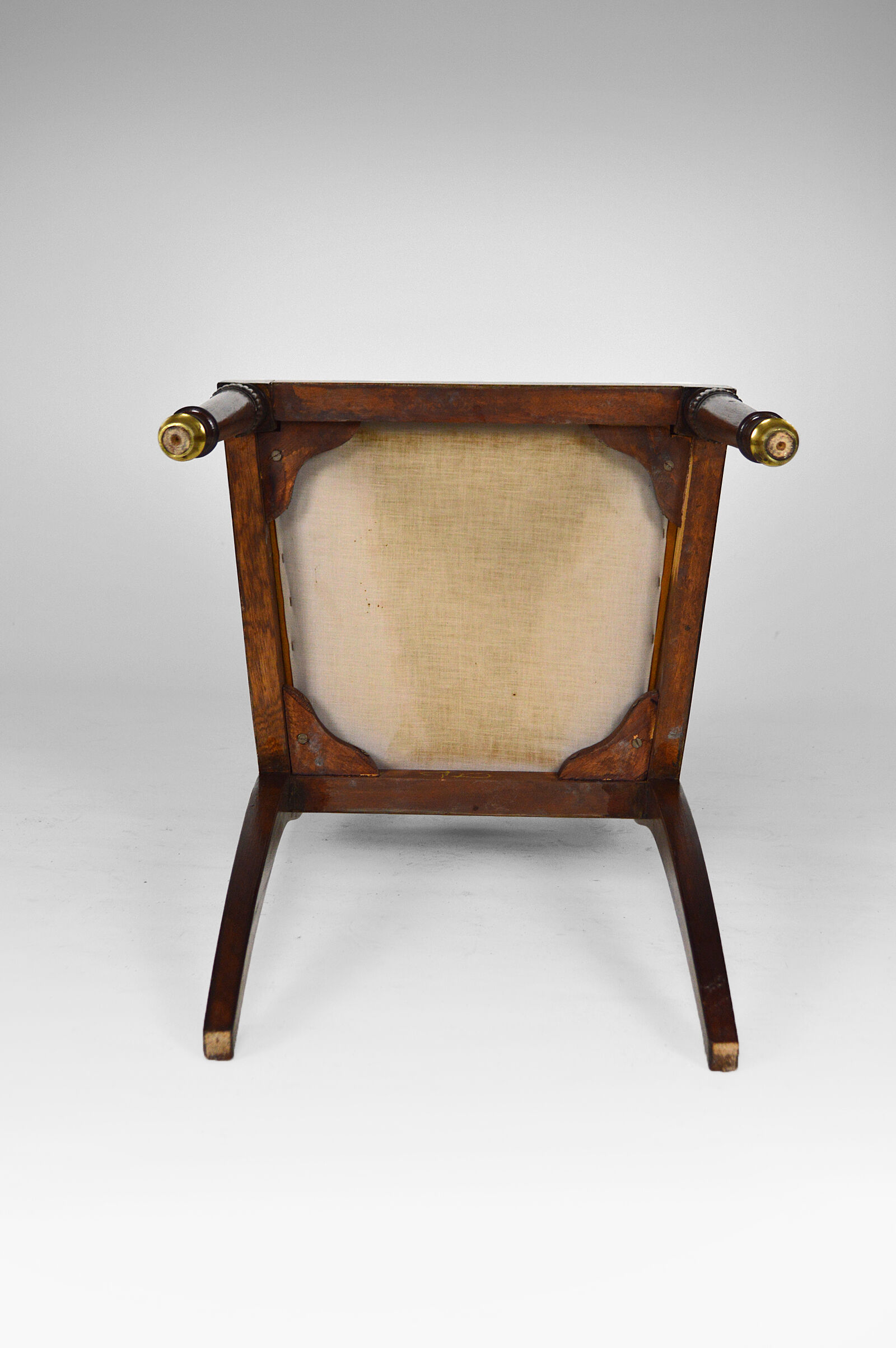 Set of 6 regency style chairs in mahogany, 19th